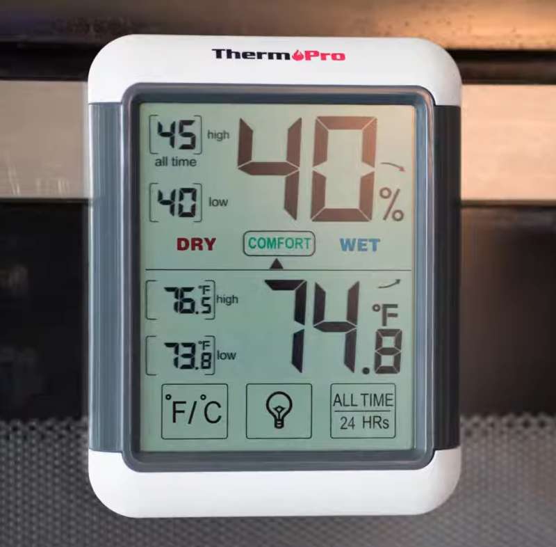 ThermoPro TP55 thermometre hygrometre serre